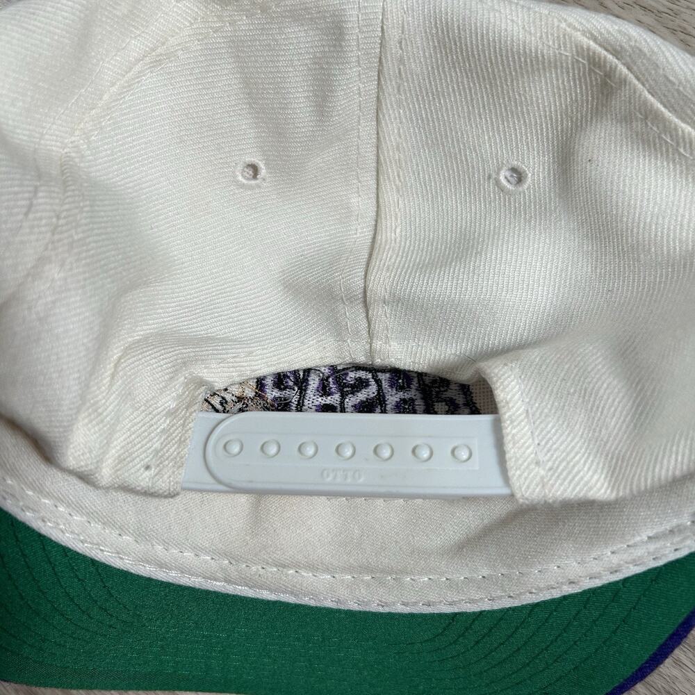Vintage FHSAA‎ Florida Wrestling Finals Hat Snapback Otto White Beige Cap - Picture 2 of 7